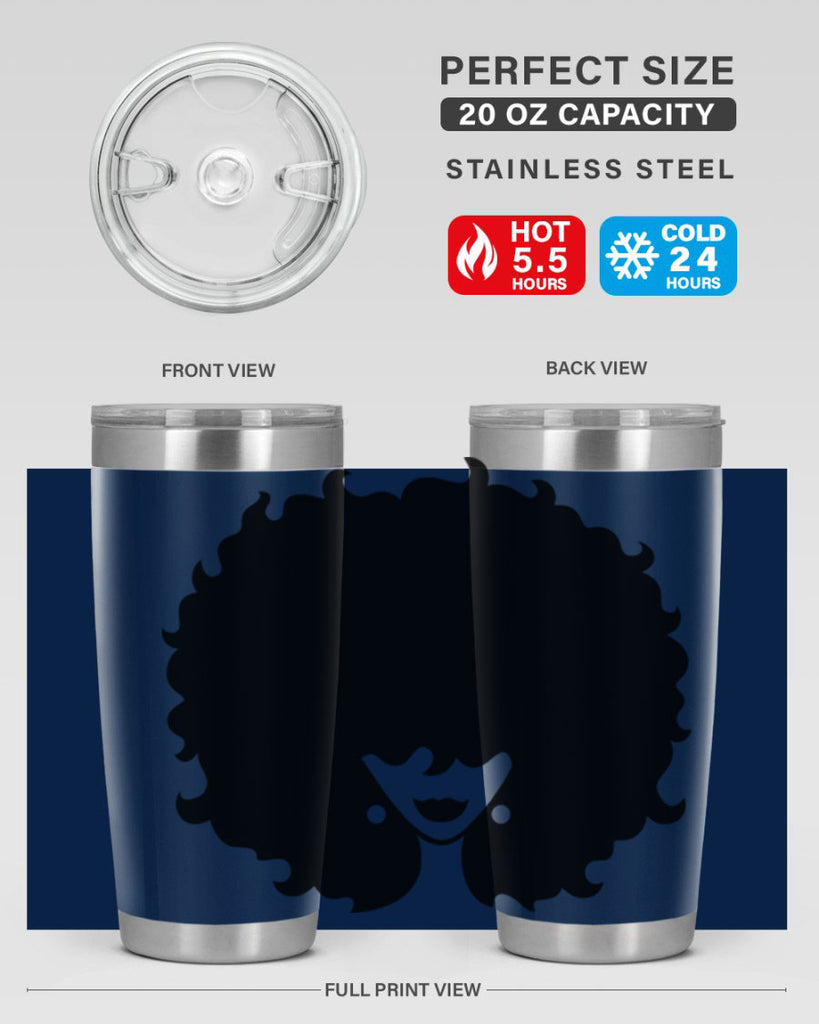 afro woman 69#- women-girls- Tumbler