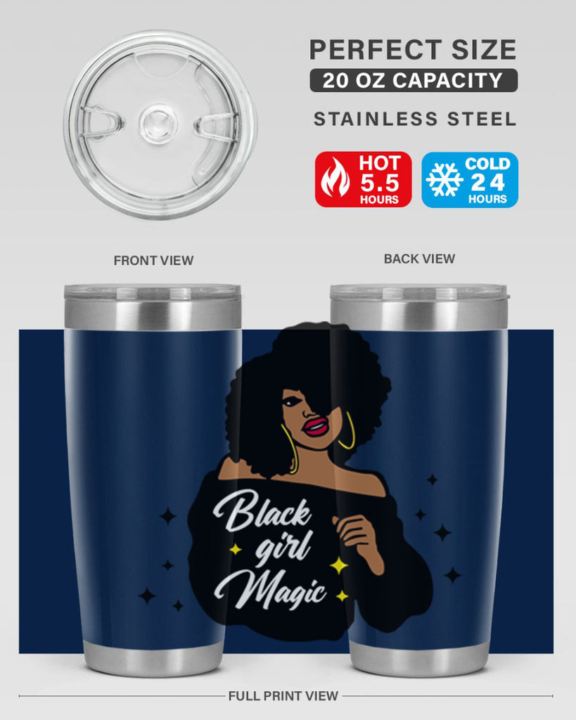 black girl magic 21#- women-girls- Tumbler