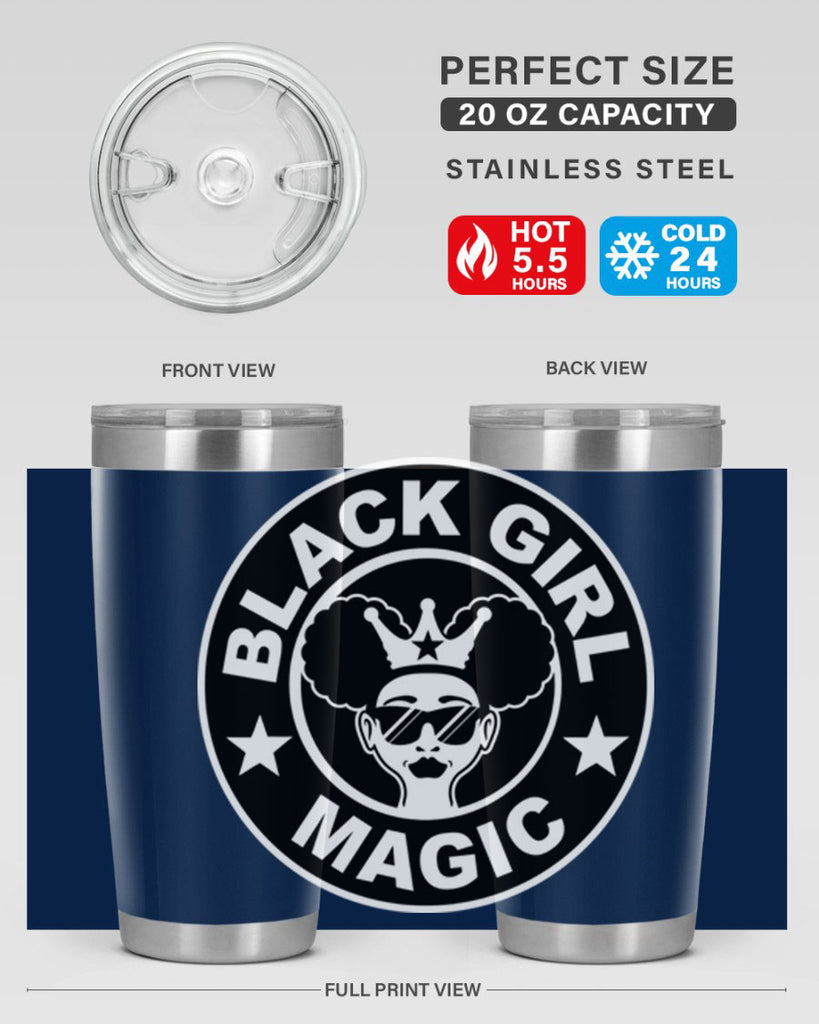 black girl magic coffee 57#- women-girls- Tumbler