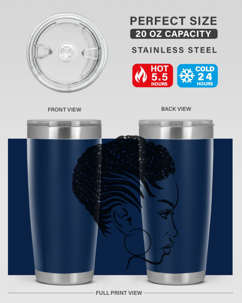 black women - queen 20#- women-girls- Tumbler