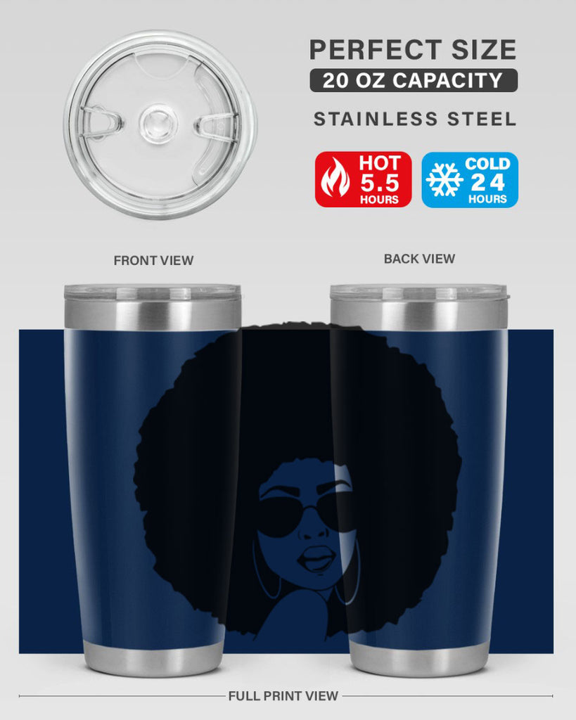 black women - queen 46#- women-girls- Tumbler