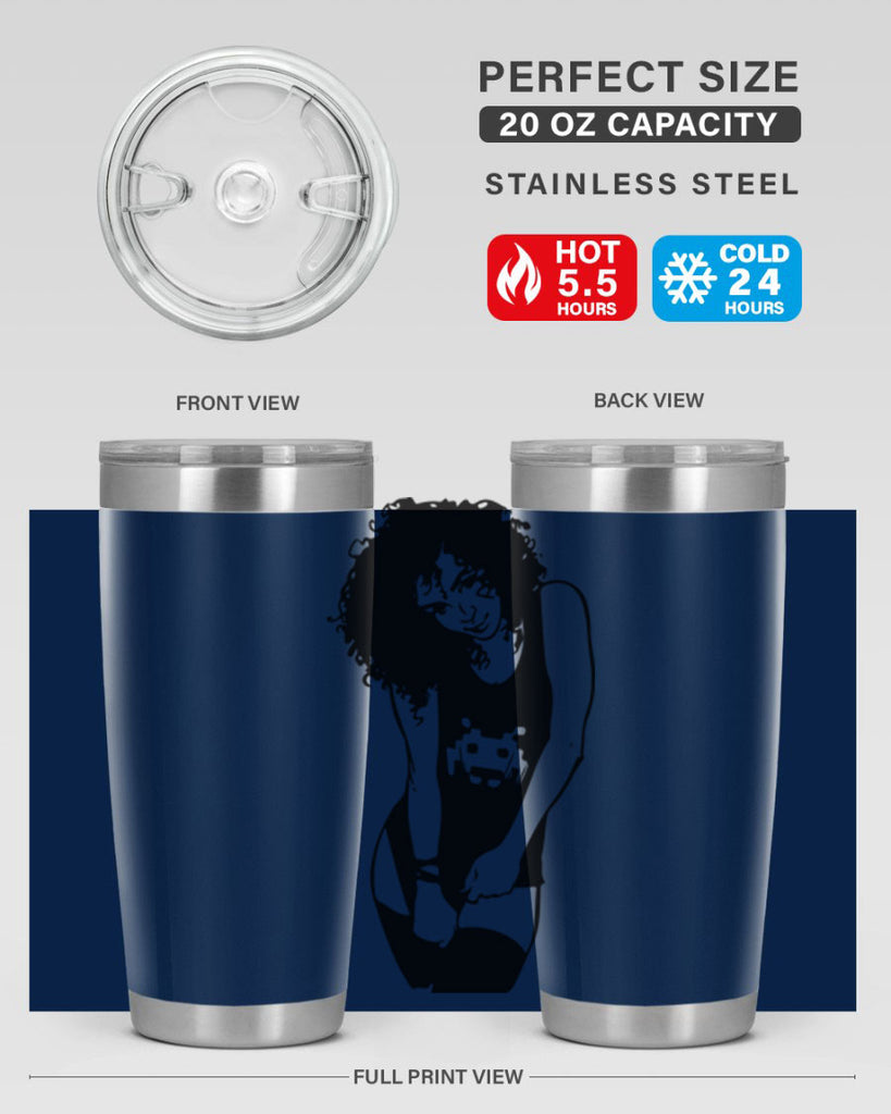 black women - queen 61#- women-girls- Tumbler