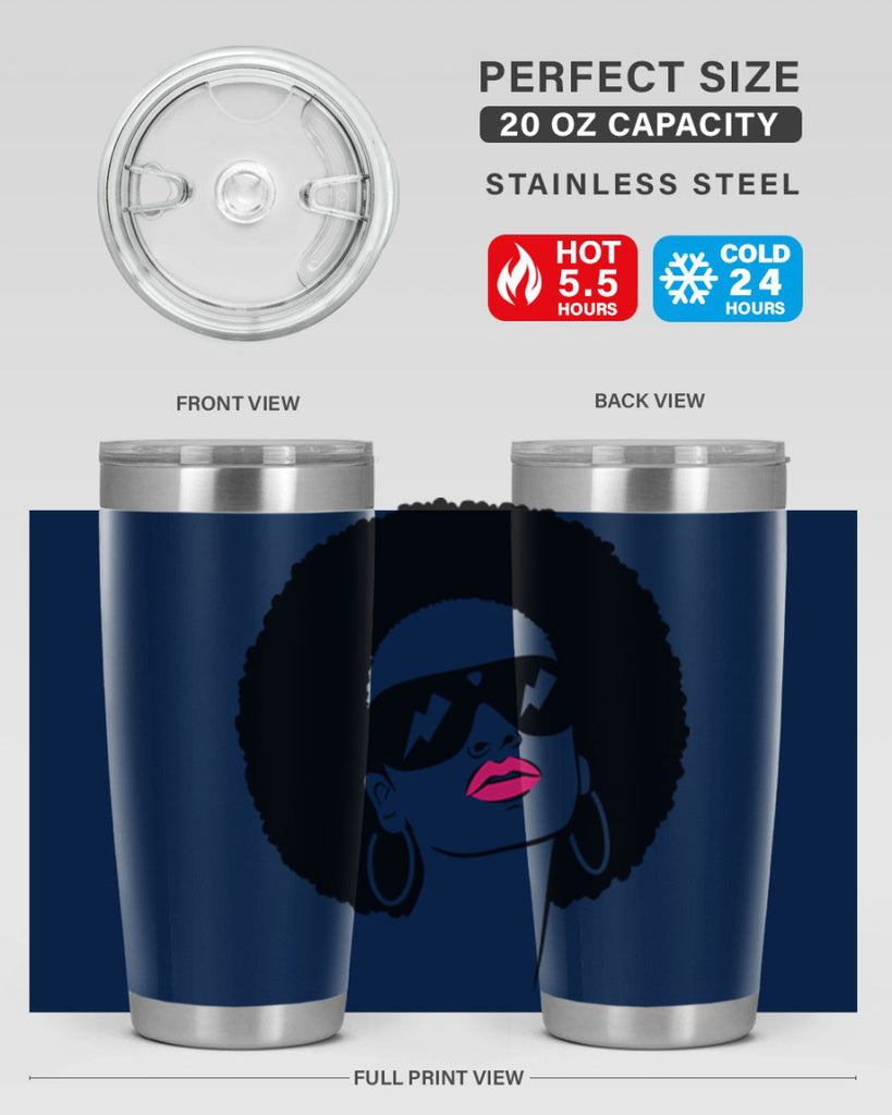 black women - queen 66#- women-girls- Tumbler