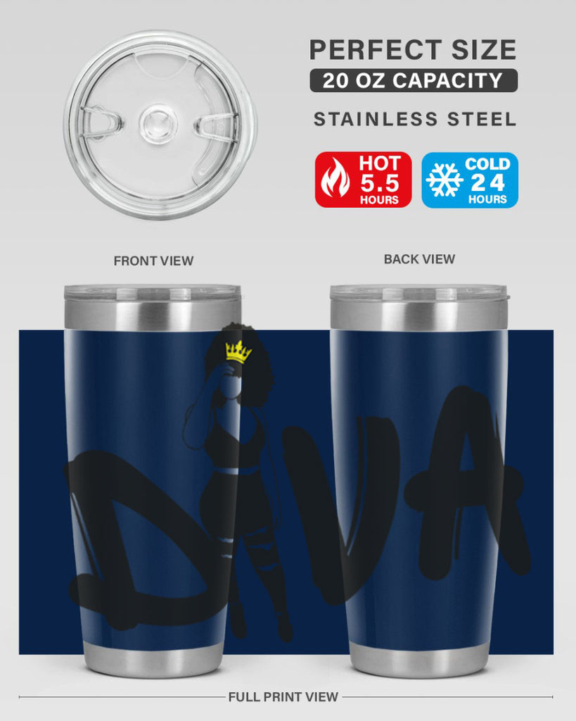 diva 6#- women-girls- Tumbler