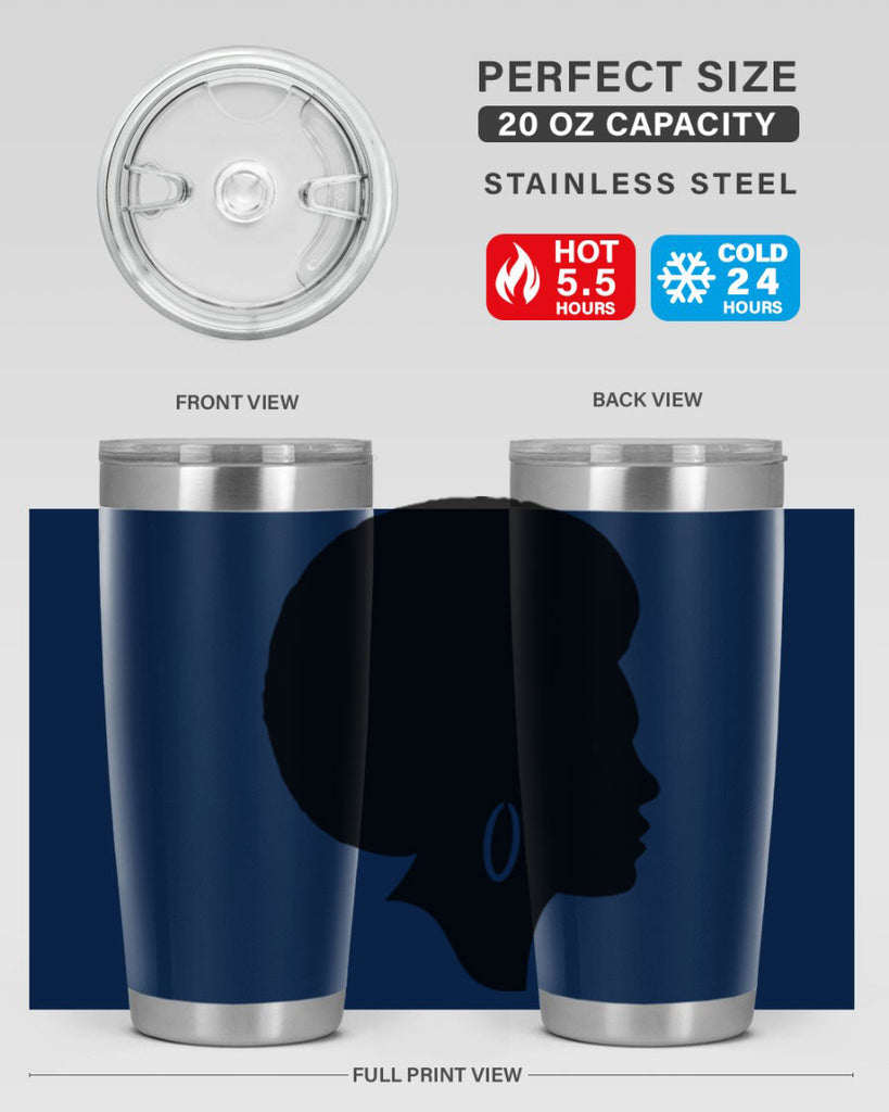 remix femaleafroavatar black 20#- women-girls- Tumbler