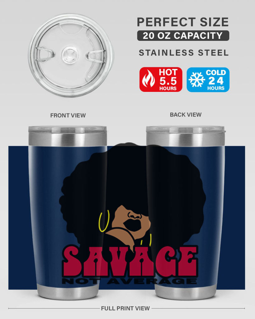 savage not average 1#- women-girls- Tumbler