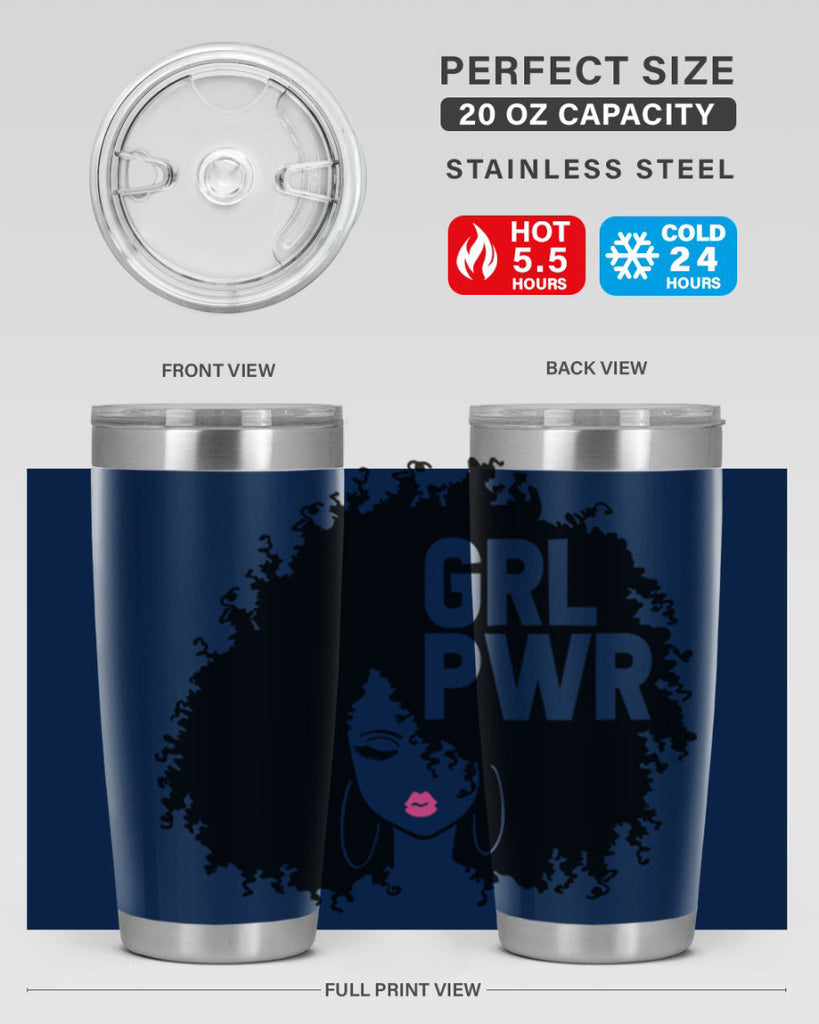 woman face grlpwr 1#- women-girls- Tumbler