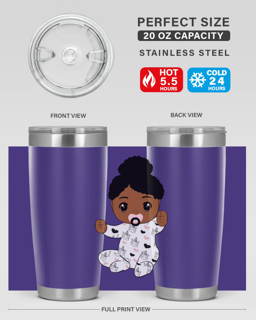 Black baby style 5#- women-girls- Tumbler
