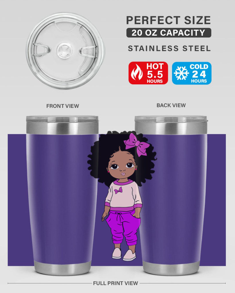 Black girl style 10#- women-girls- Tumbler