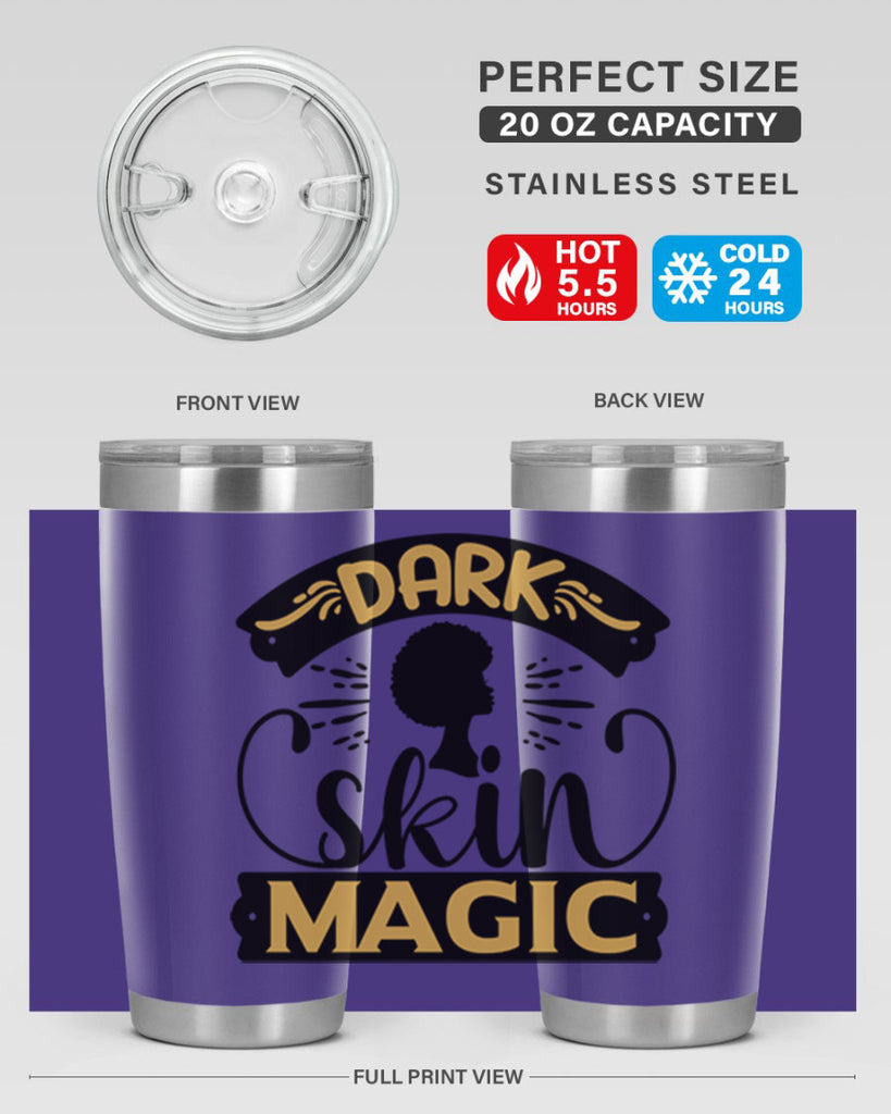 Dark skin magic Style 42#- women-girls- Tumbler