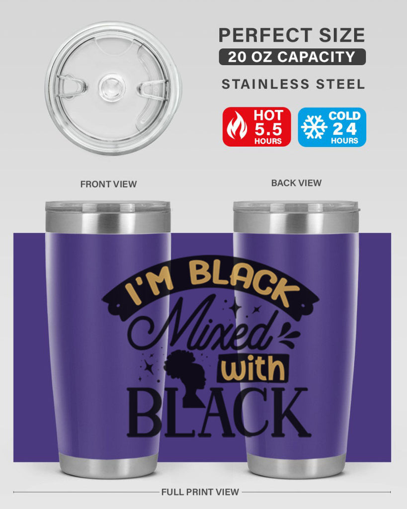Im black mixed with black Style 30#- women-girls- Tumbler