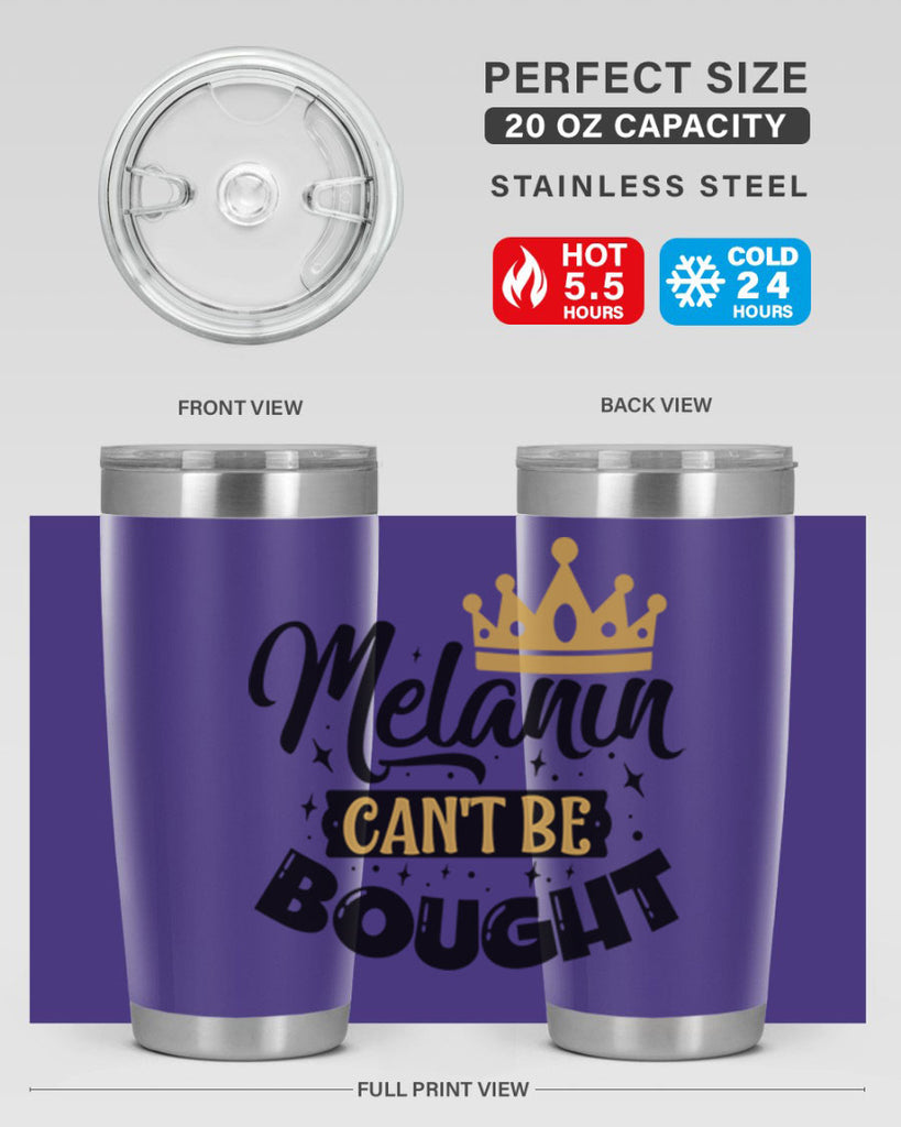 Melanin cant be bought Style 22#- women-girls- Tumbler