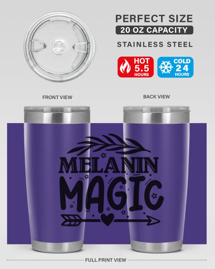 Melanin magic Style 19#- women-girls- Tumbler