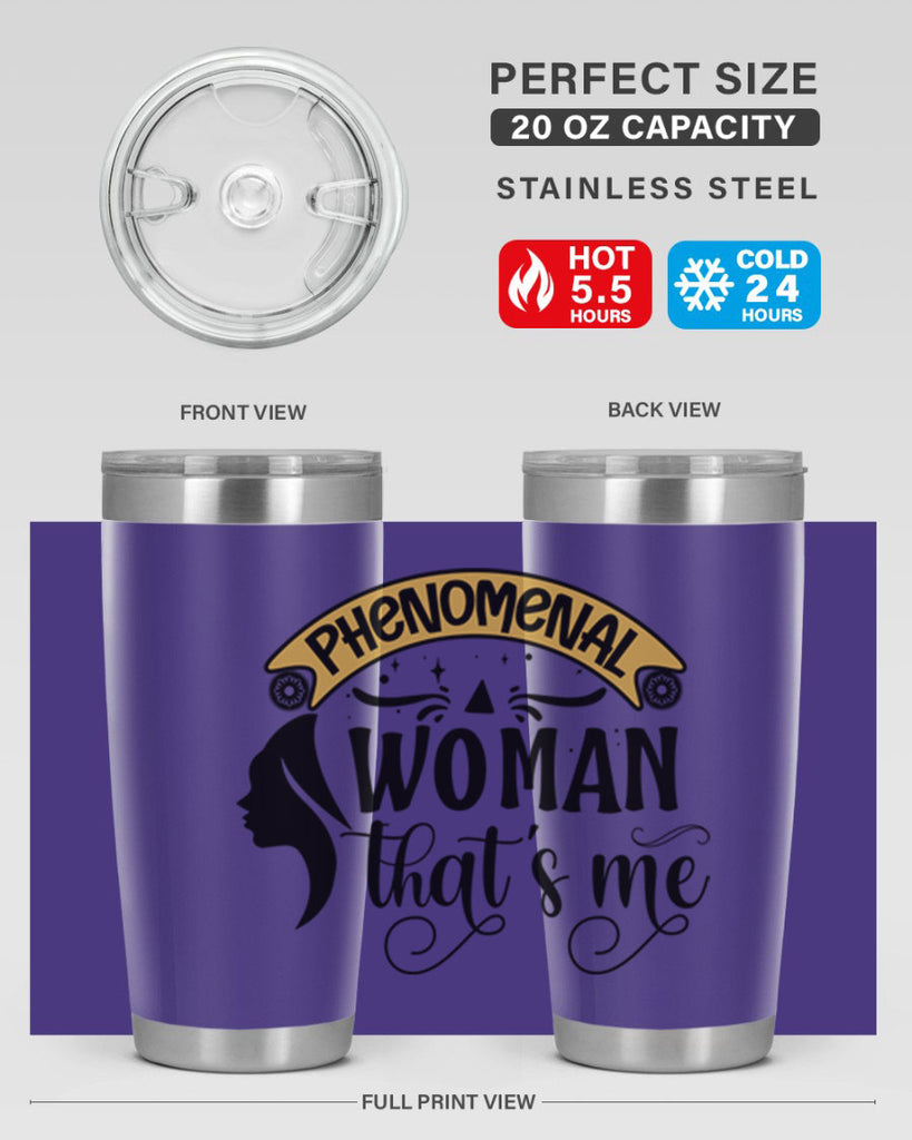 Phenomenal woman thats me Style 15#- women-girls- Tumbler