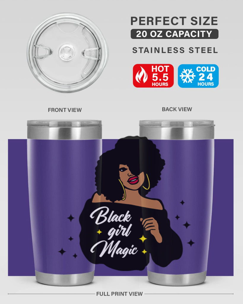 black girl magic 21#- women-girls- Tumbler