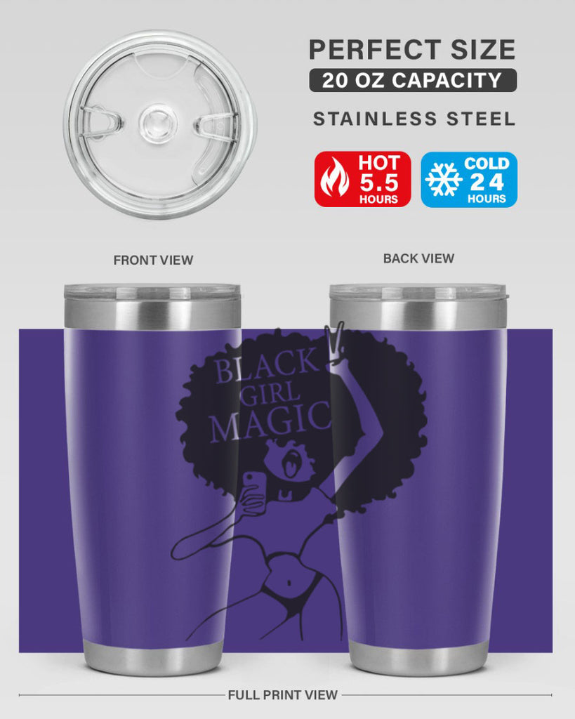 black girl magic 58#- women-girls- Tumbler