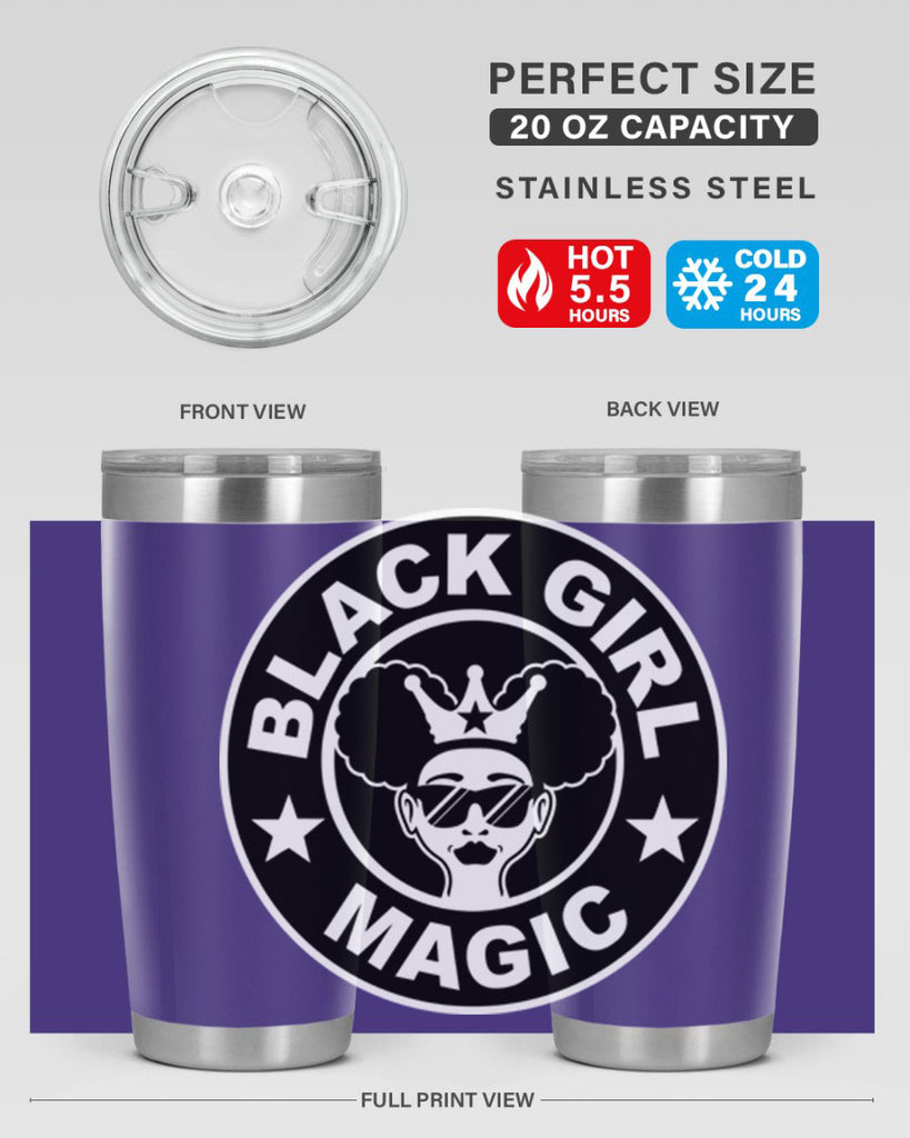 black girl magic coffee 57#- women-girls- Tumbler