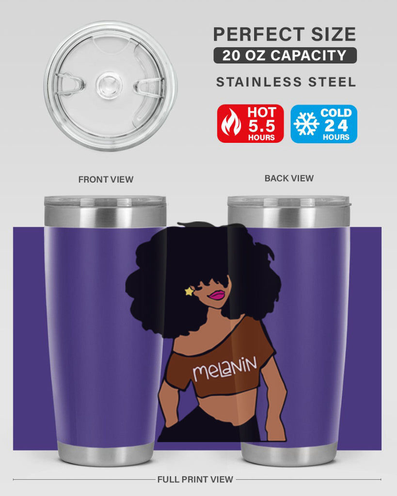 black girl melanin 18#- women-girls- Tumbler
