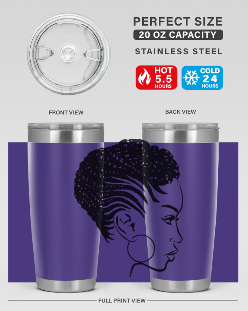 black women - queen 20#- women-girls- Tumbler