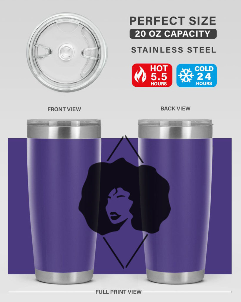 black women - queen 25#- women-girls- Tumbler