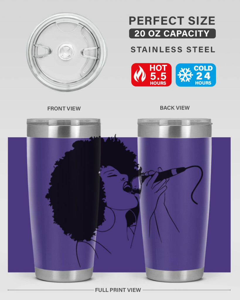 black women - queen 39#- women-girls- Tumbler
