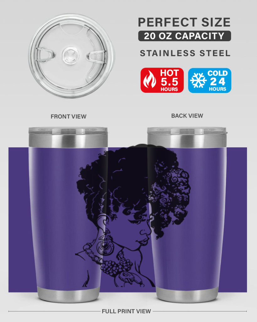 black women - queen 40#- women-girls- Tumbler