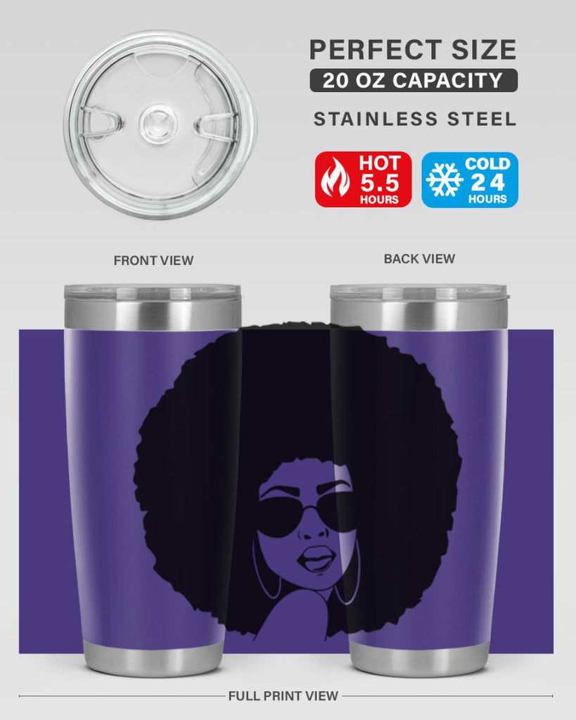 black women - queen 46#- women-girls- Tumbler
