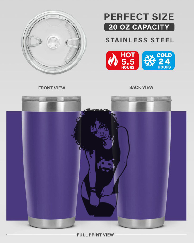 black women - queen 61#- women-girls- Tumbler