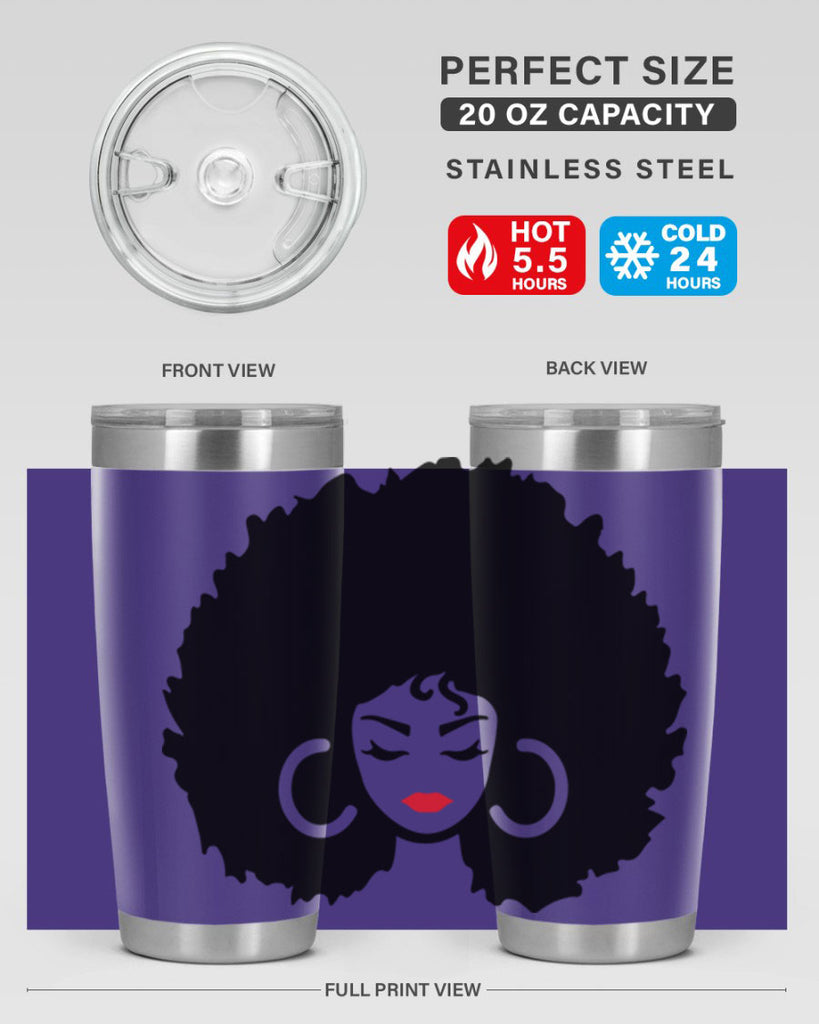 black women - queen 63#- women-girls- Tumbler
