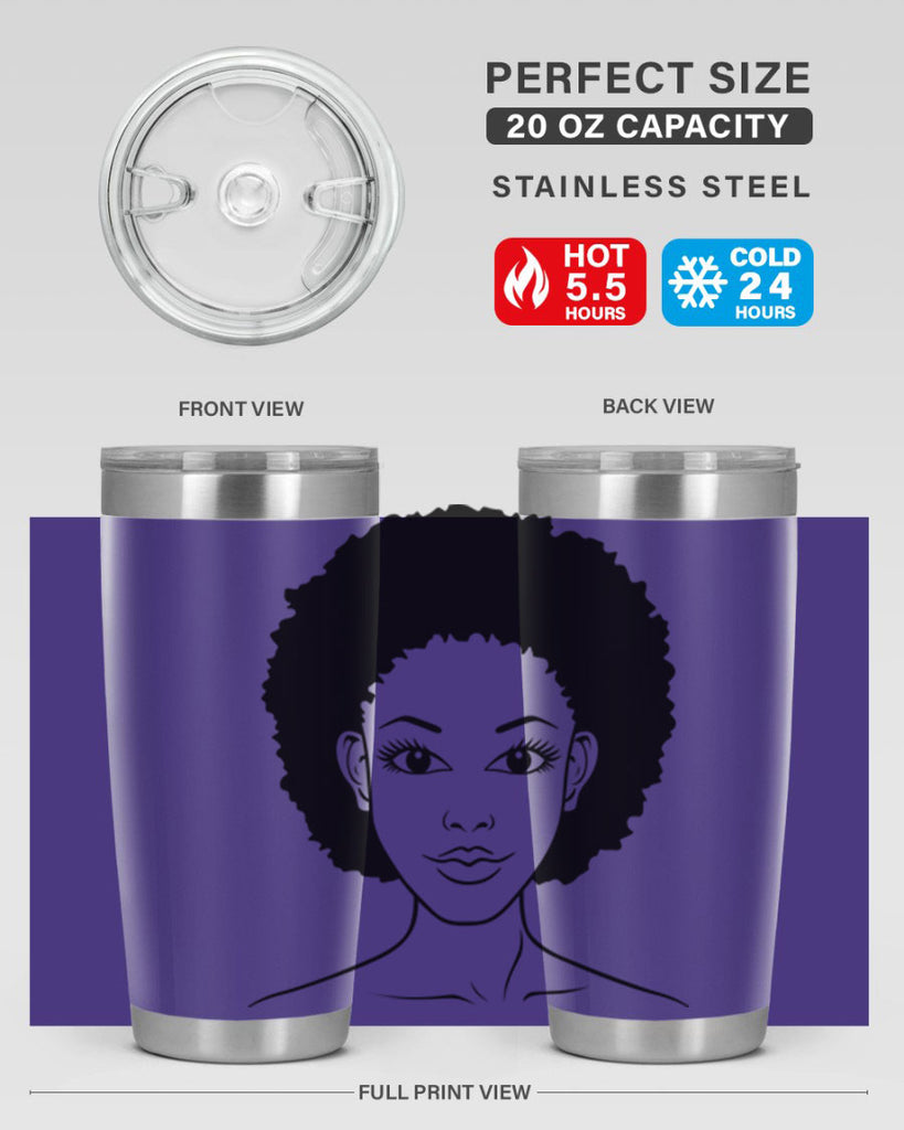black women - queen 64#- women-girls- Tumbler