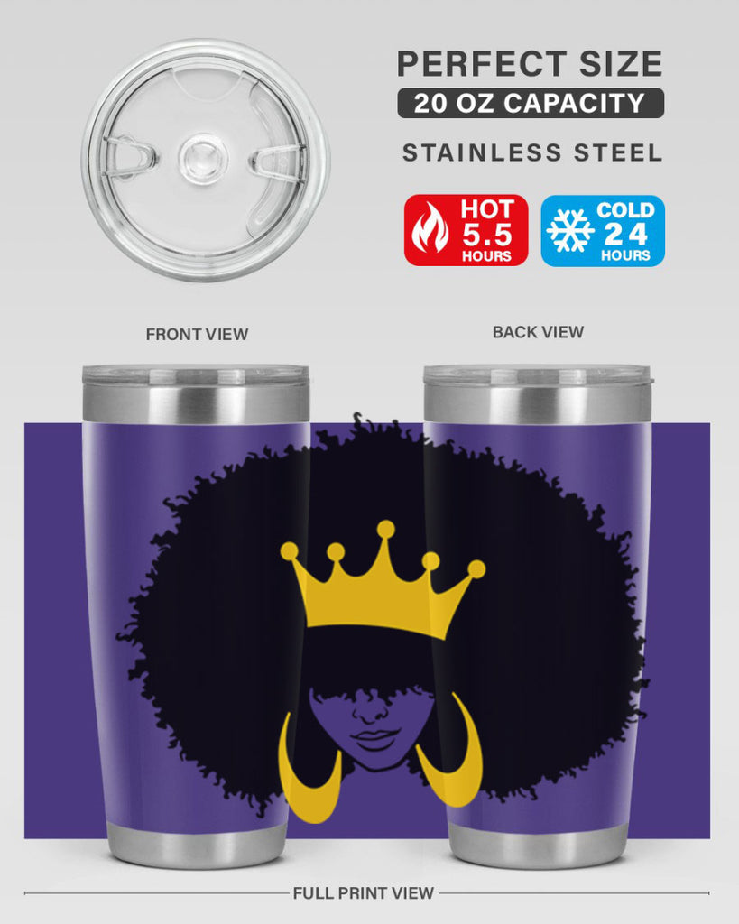 black women - queen 71#- women-girls- Tumbler