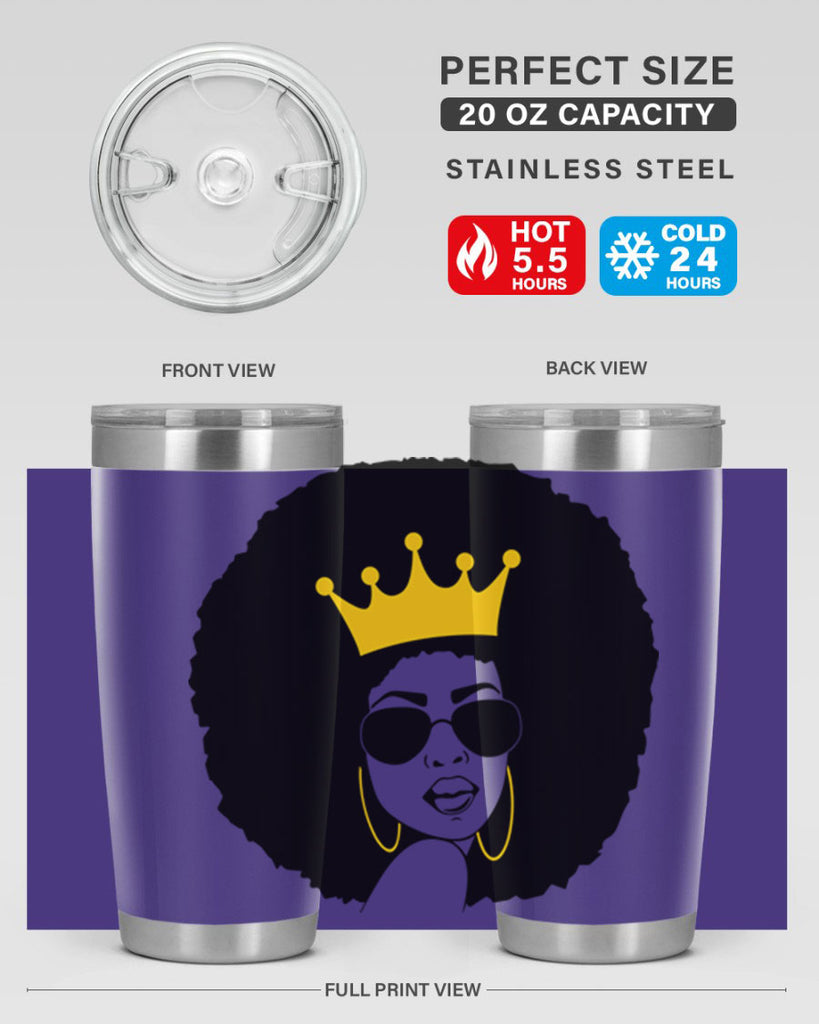 black women - queen 76#- women-girls- Tumbler