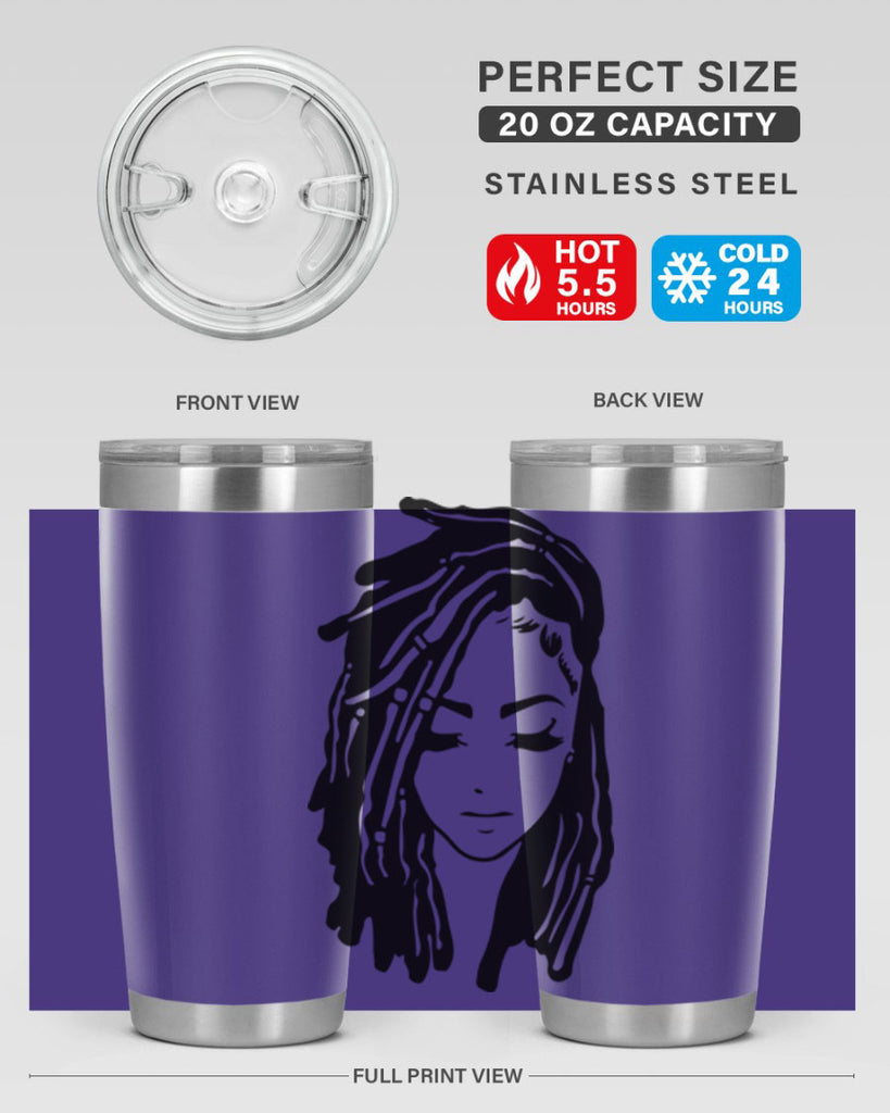 black women - queen 7#- women-girls- Tumbler