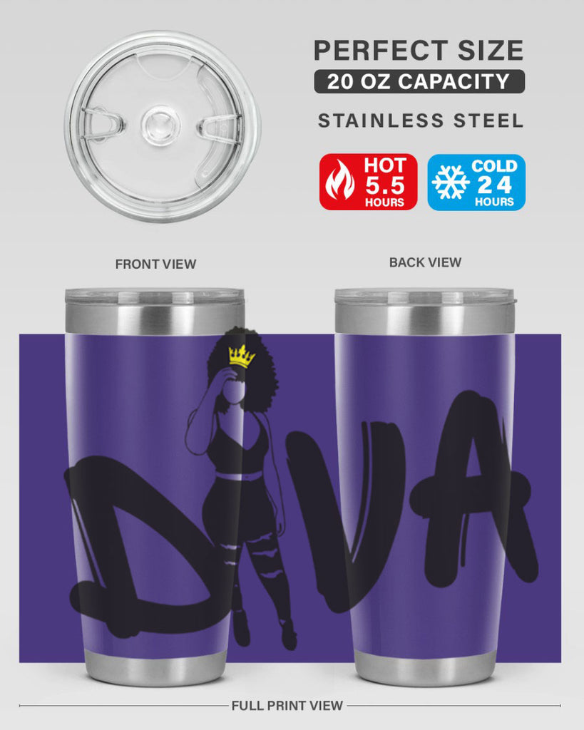 diva 6#- women-girls- Tumbler