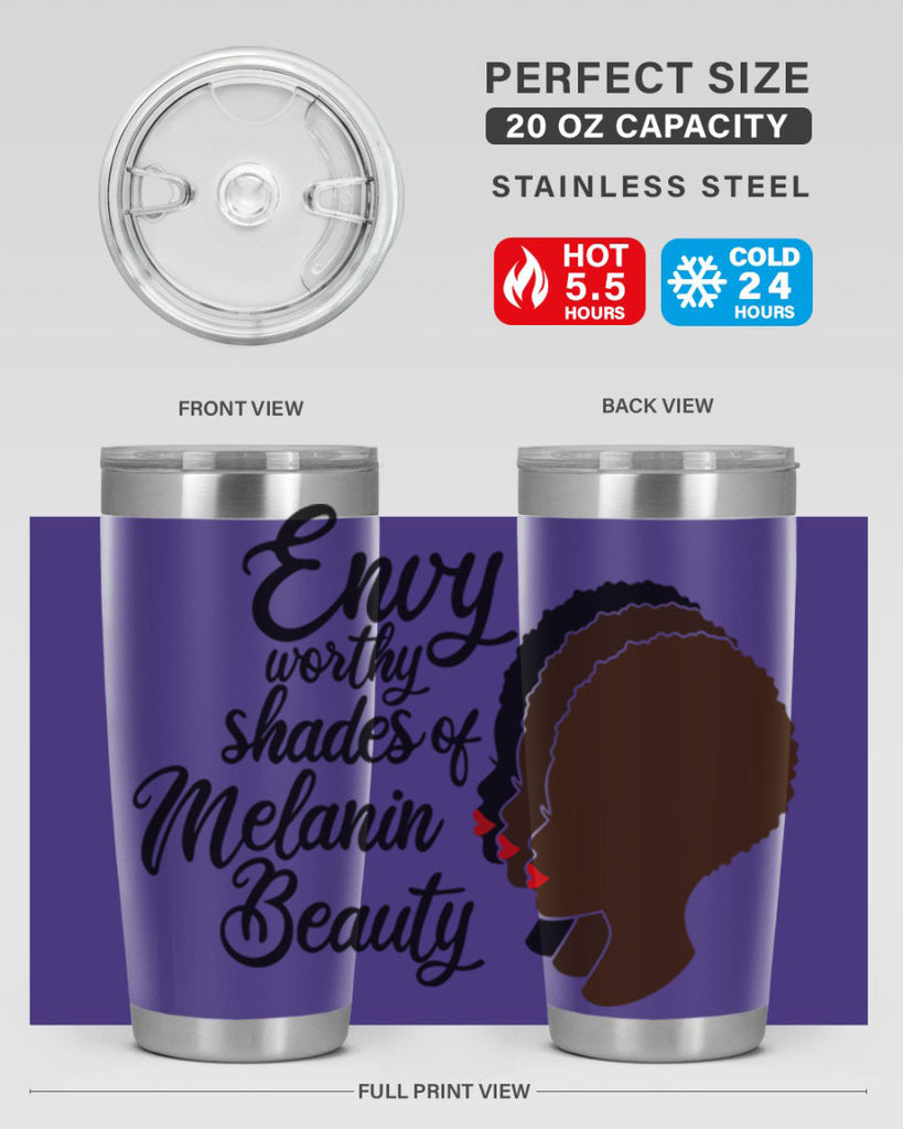 envy worth shades of melanin Style 39#- women-girls- Tumbler