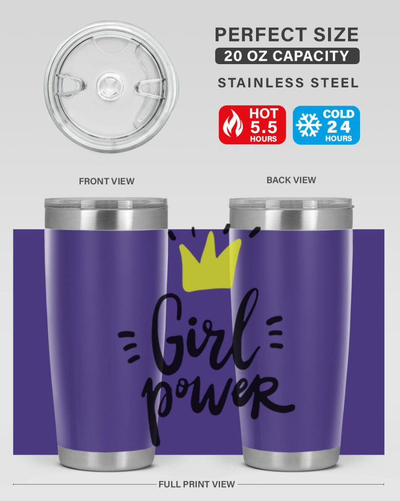 girl power crown 35#- women-girls- Tumbler