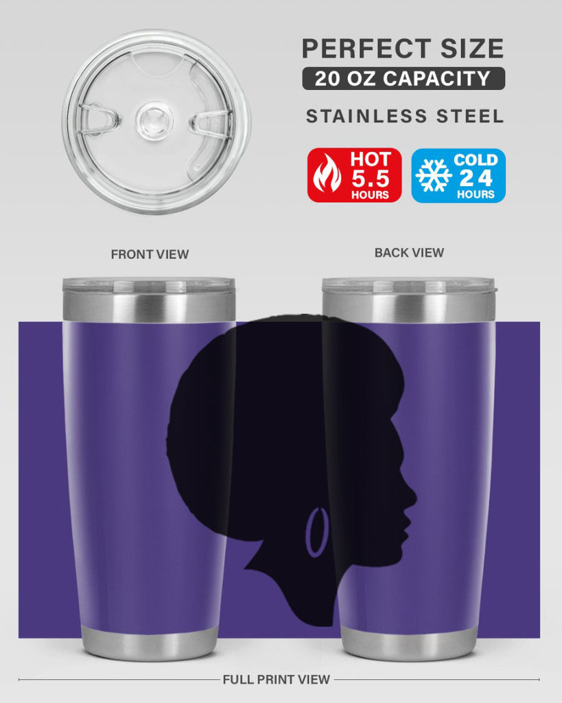 remix femaleafroavatar black 20#- women-girls- Tumbler