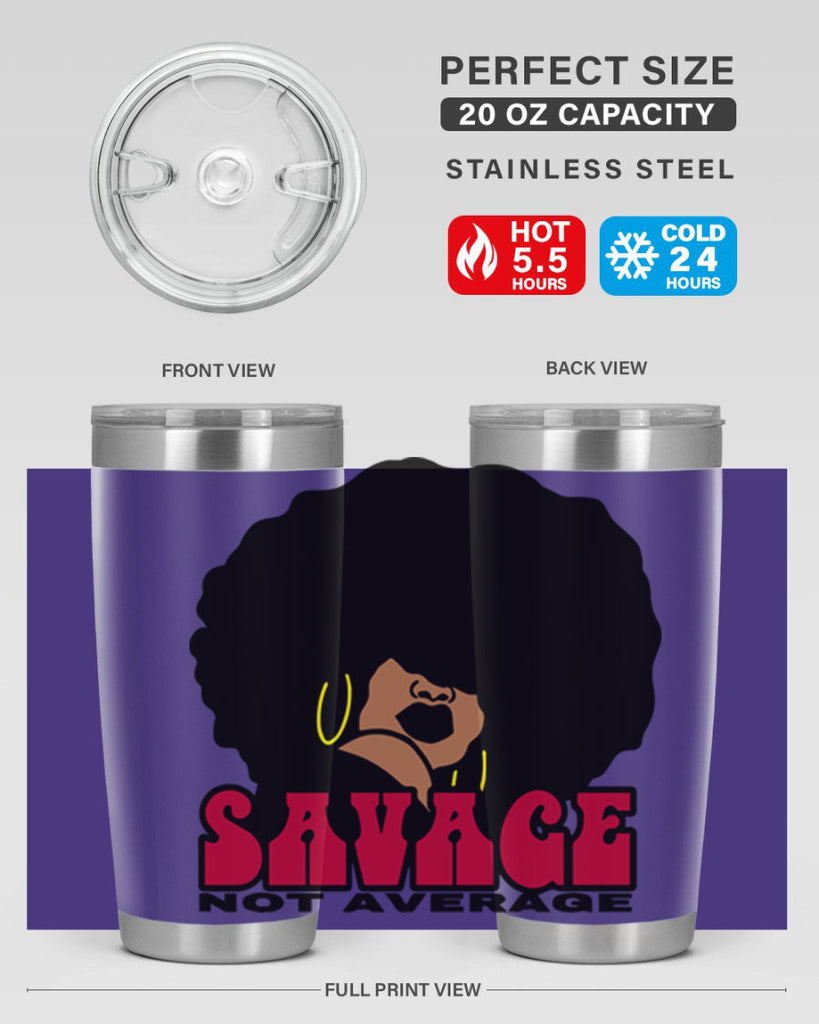 savage not average 1#- women-girls- Tumbler
