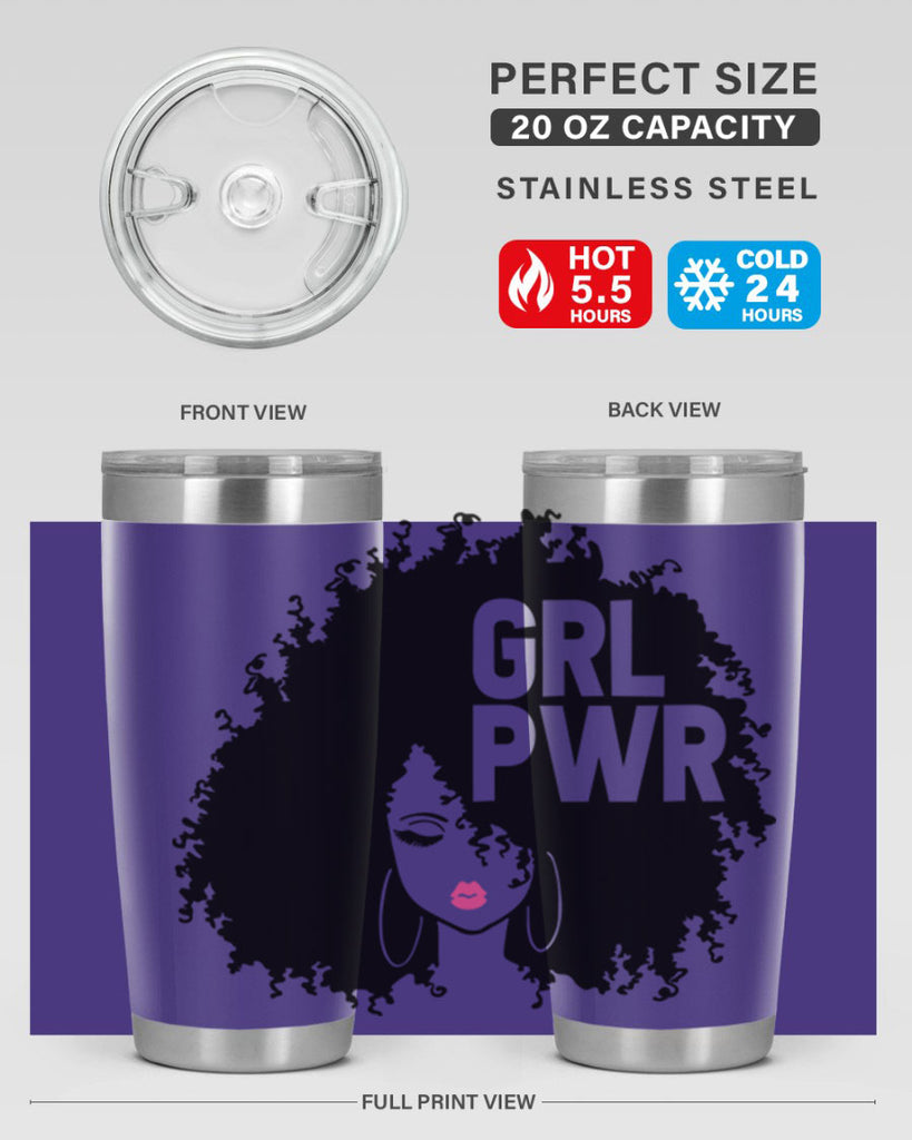 woman face grlpwr 1#- women-girls- Tumbler