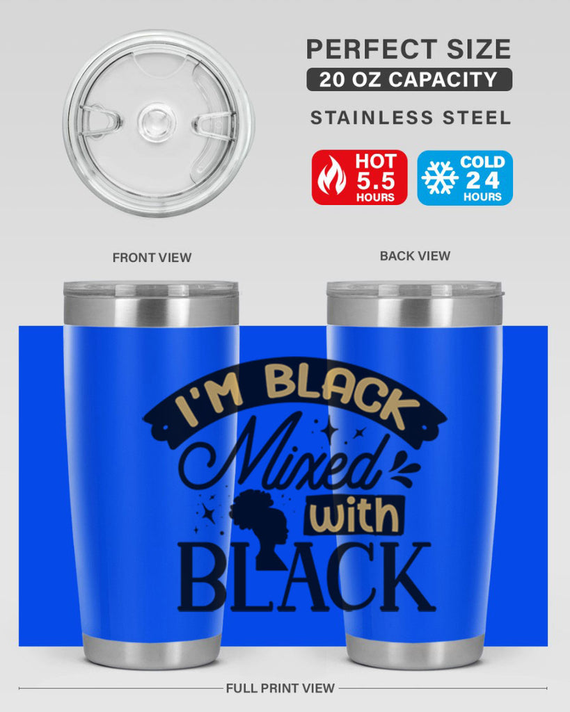 Im black mixed with black Style 30#- women-girls- Tumbler