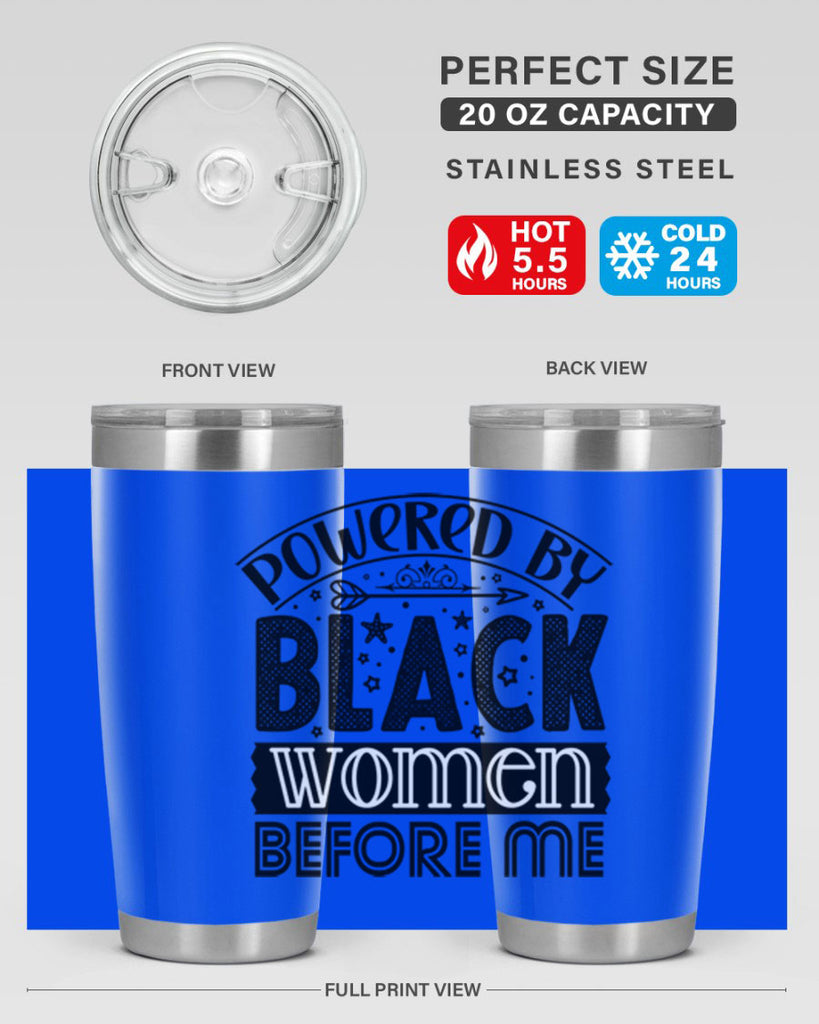 Powered by blackp women before me Style 14#- women-girls- Tumbler