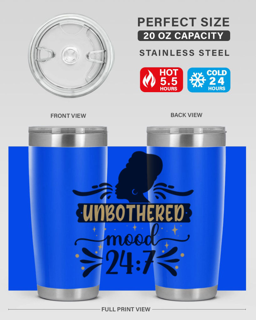 Unbothered mood Style 2#- women-girls- Tumbler