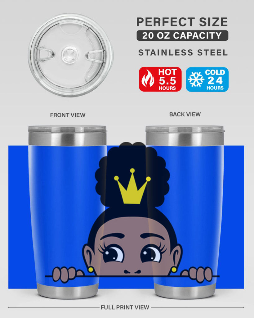 afro puff crown girl 2#- women-girls- Tumbler