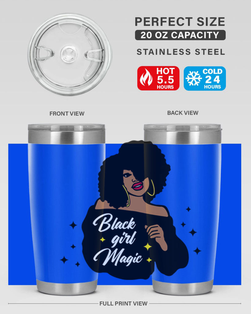black girl magic 21#- women-girls- Tumbler