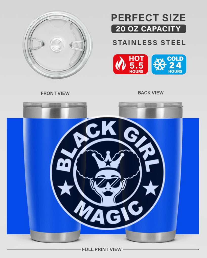 black girl magic coffee 57#- women-girls- Tumbler