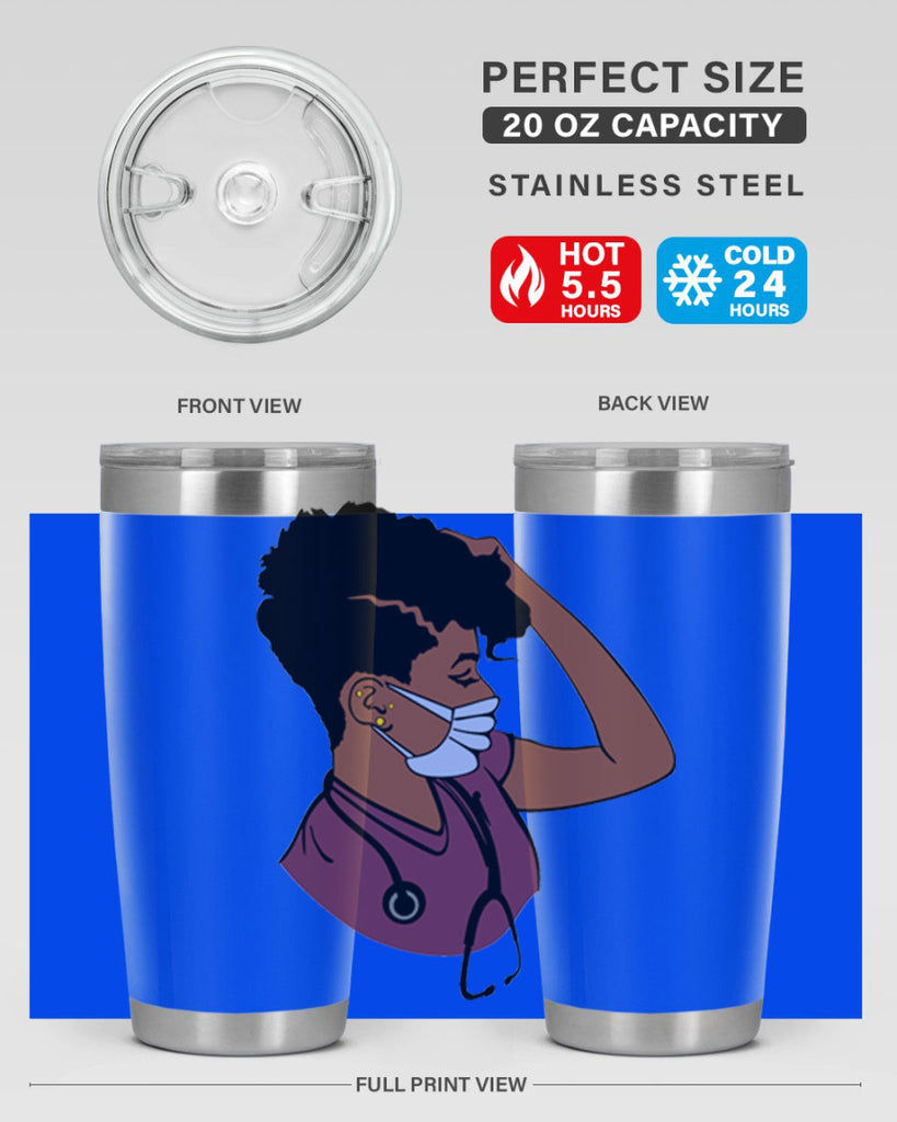 black nurse 1#- women-girls- Tumbler