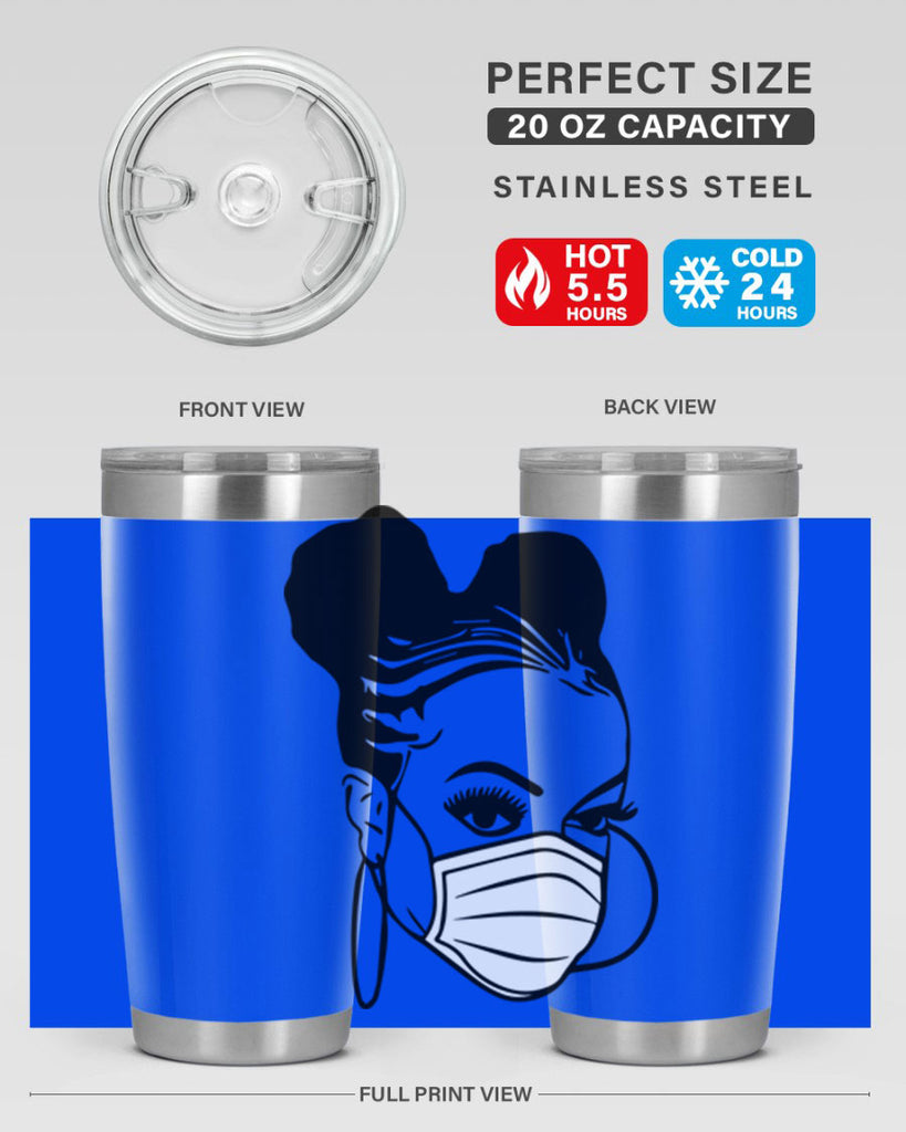black nurse 6#- women-girls- Tumbler