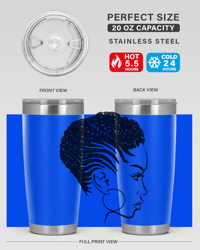 black women - queen 20#- women-girls- Tumbler