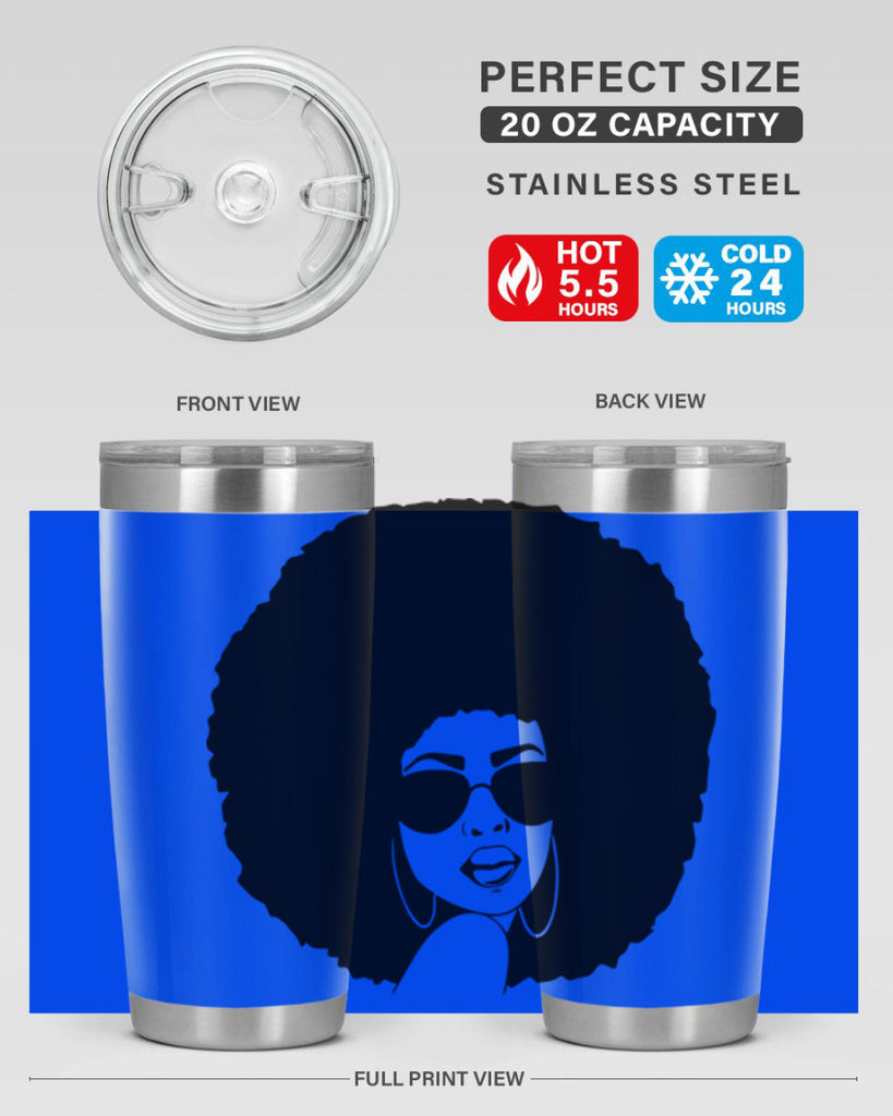 black women - queen 46#- women-girls- Tumbler