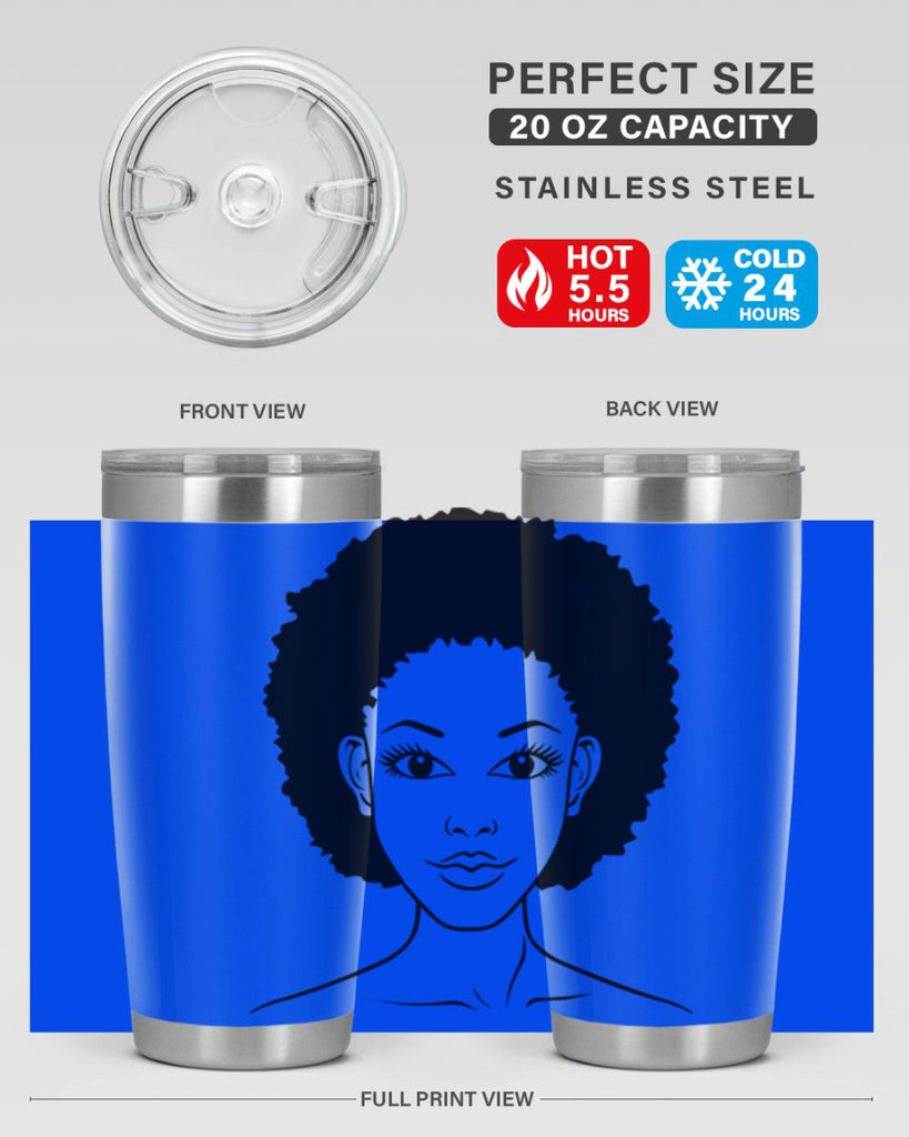black women - queen 64#- women-girls- Tumbler